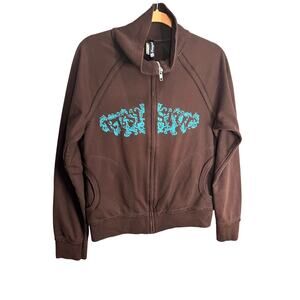 RU Cowgirl Womens Brown Western Rodeo Jacket Y2K XL 2000s Urban Comfort